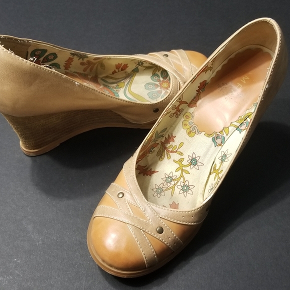 Rampage Retro Wedge Heels 10 - Picture 3 of 9